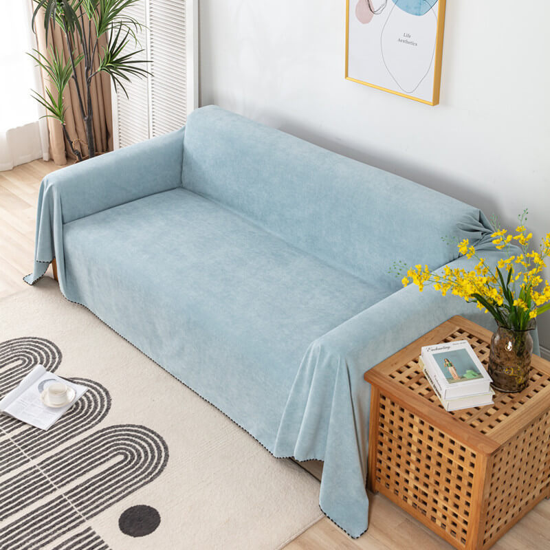 Mira – Solide Cord-Ledersofa Schutzdecke