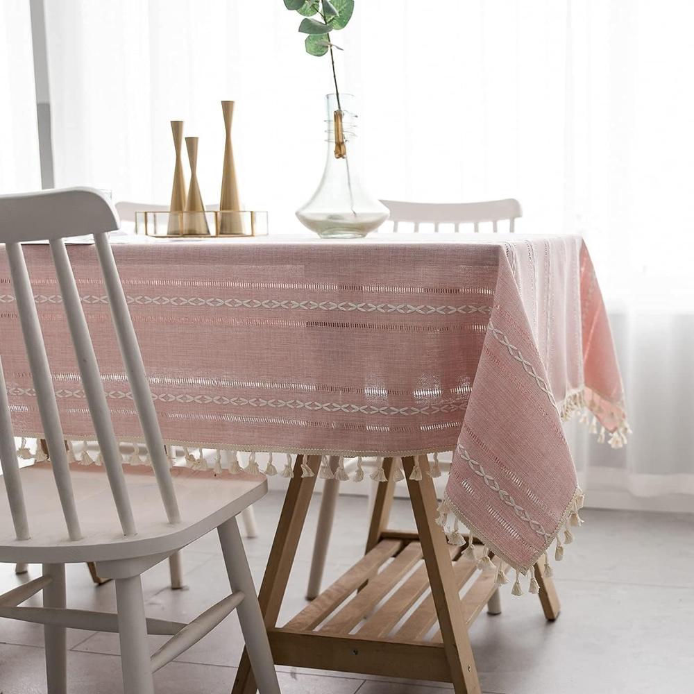 Bailey – Elegante Baumwoll-Leinen-Tischdecke