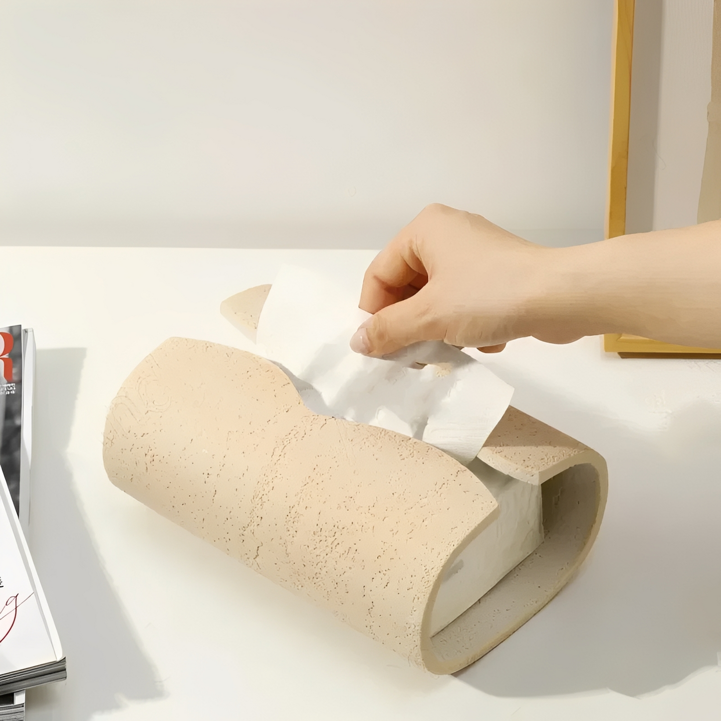 Aurea – Luxus Papiertuchbox aus Resin