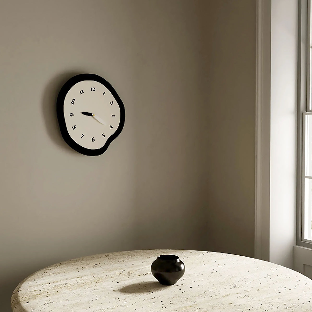 Kairo – Kreative Irreguläre Wanduhr