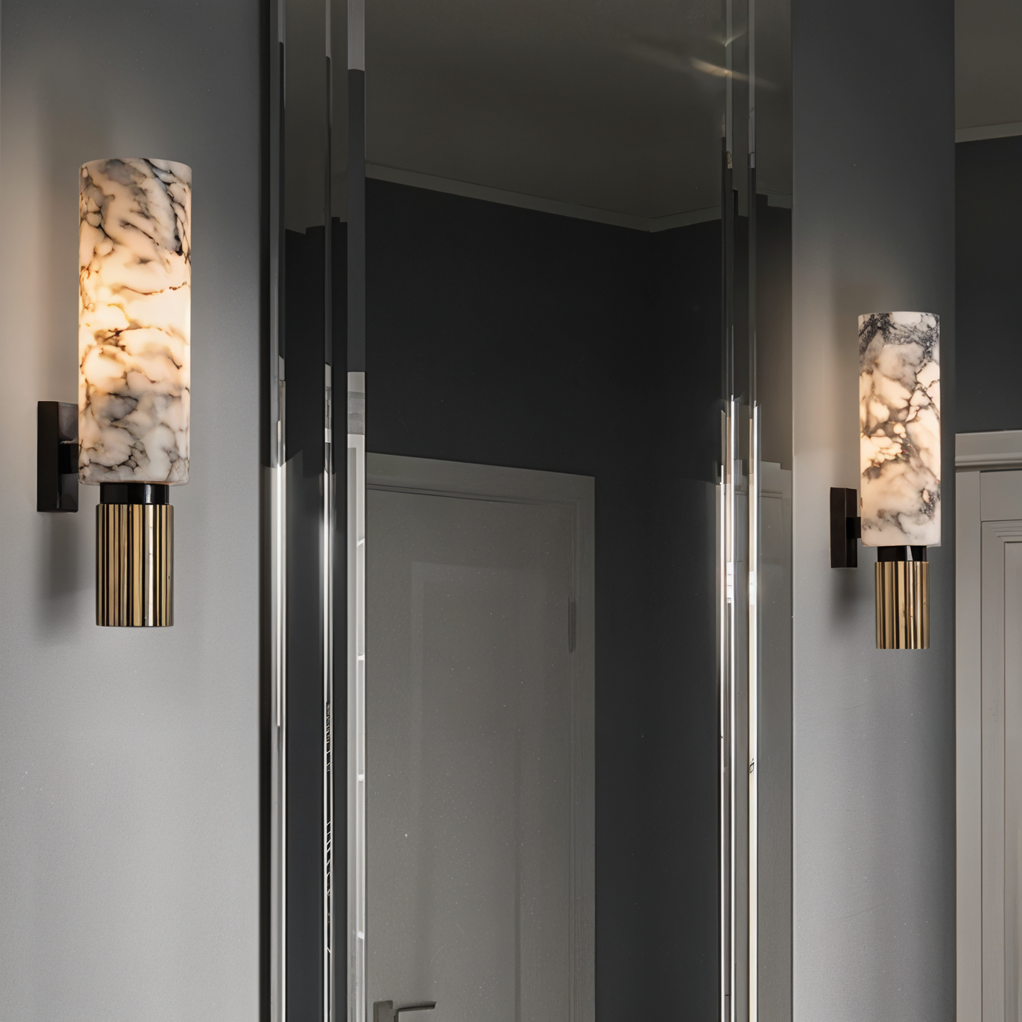 Dawnie – Elegante Marmor-Wandleuchte