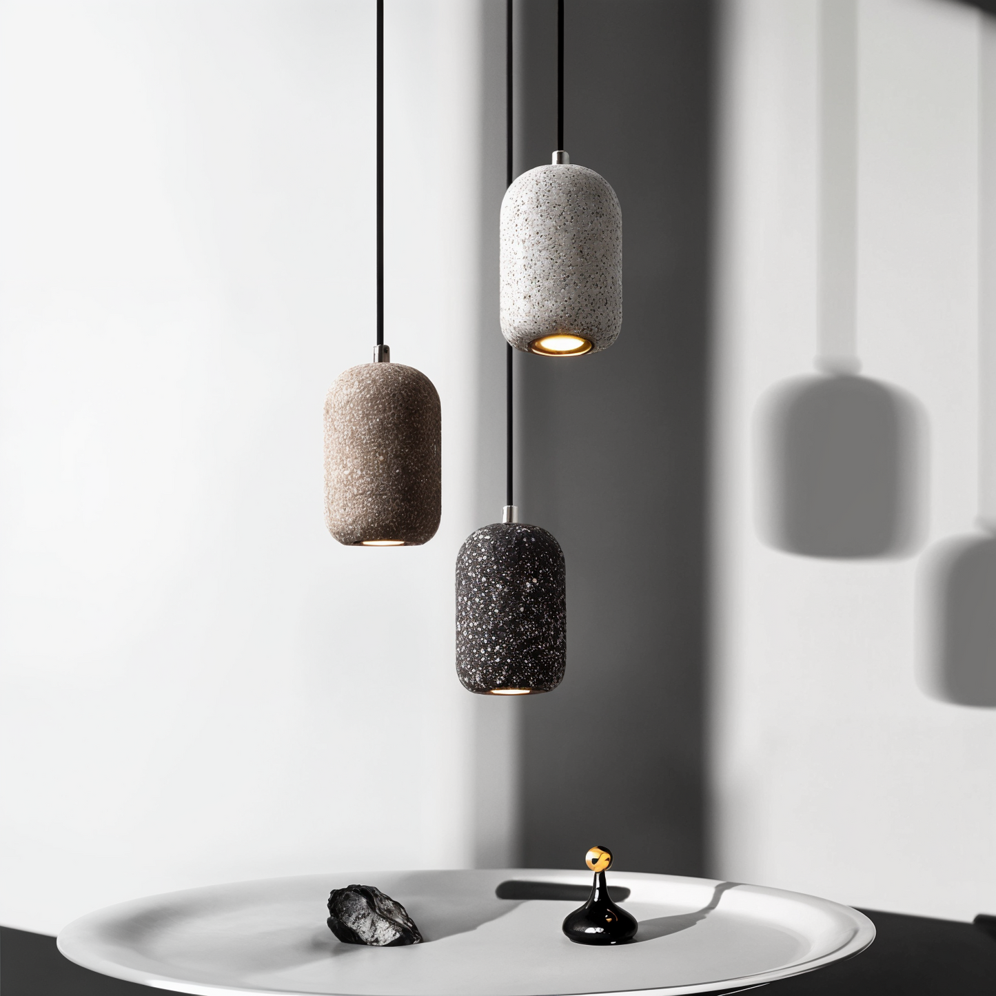 Kjell – Industrielle Beton-Pendelleuchte