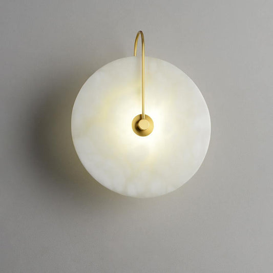 Aveline – LED-Wandleuchte aus Alabasterstein