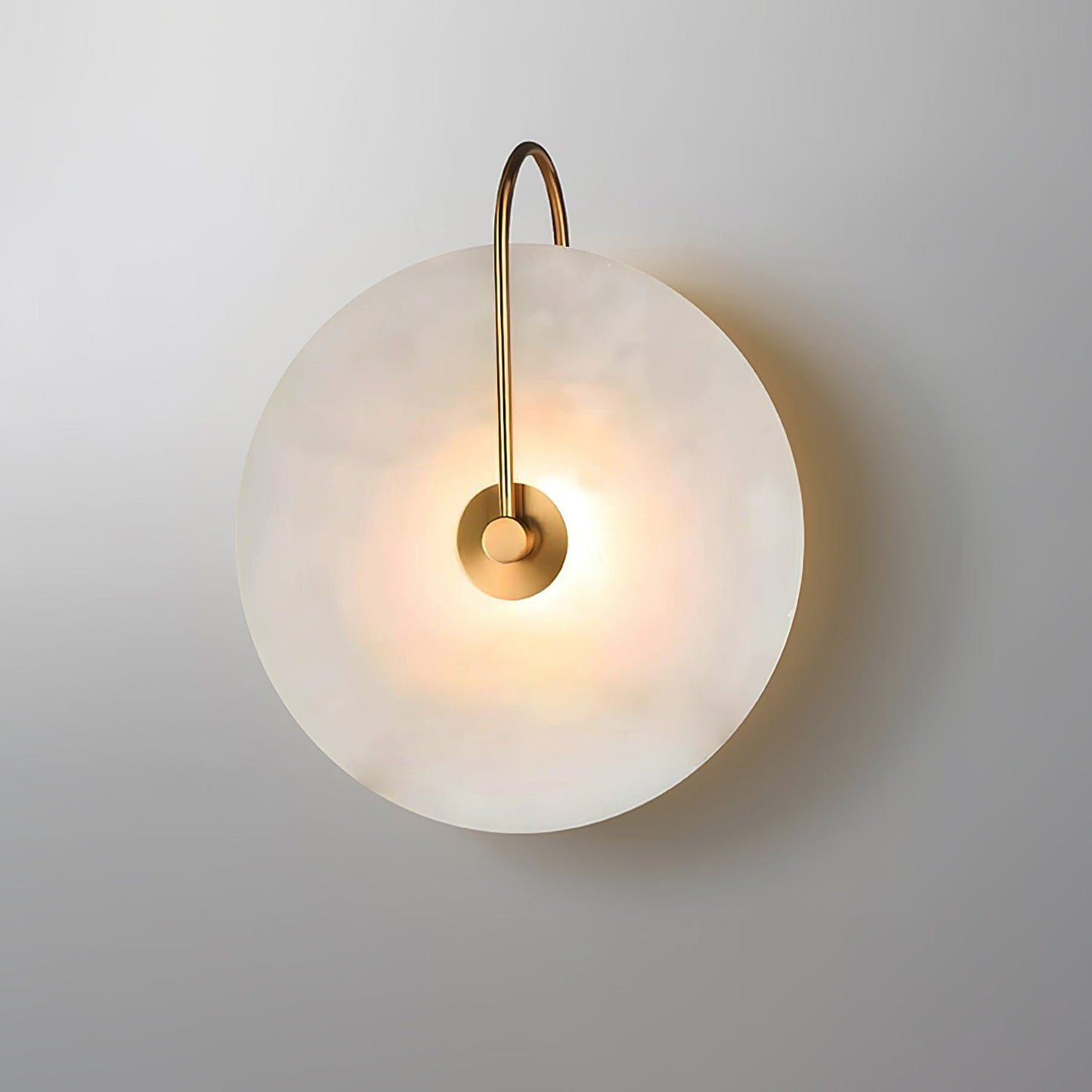 Aveline – LED-Wandleuchte aus Alabasterstein