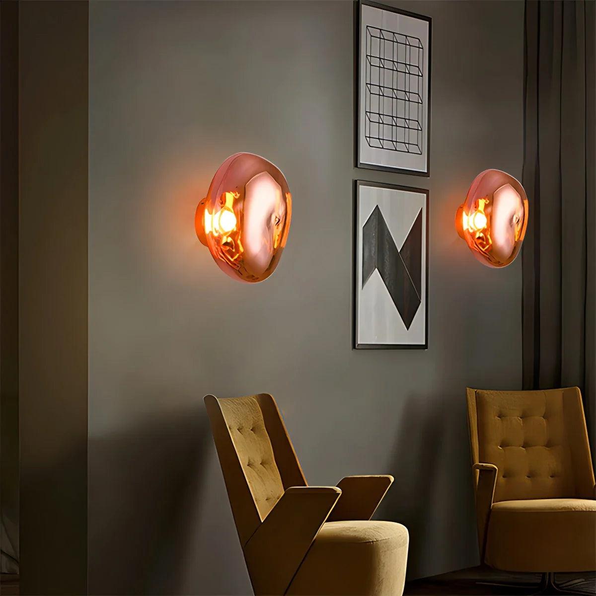 Kaito – Lava Design-Wandleuchte