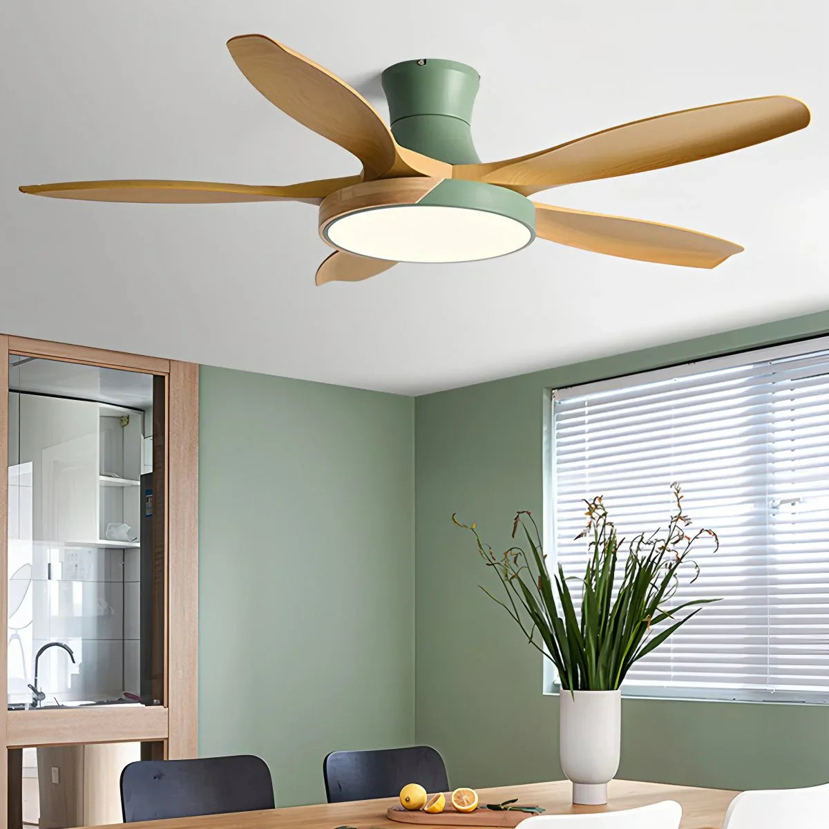 Kazuki – Nordische Ventilator Deckenleuchte