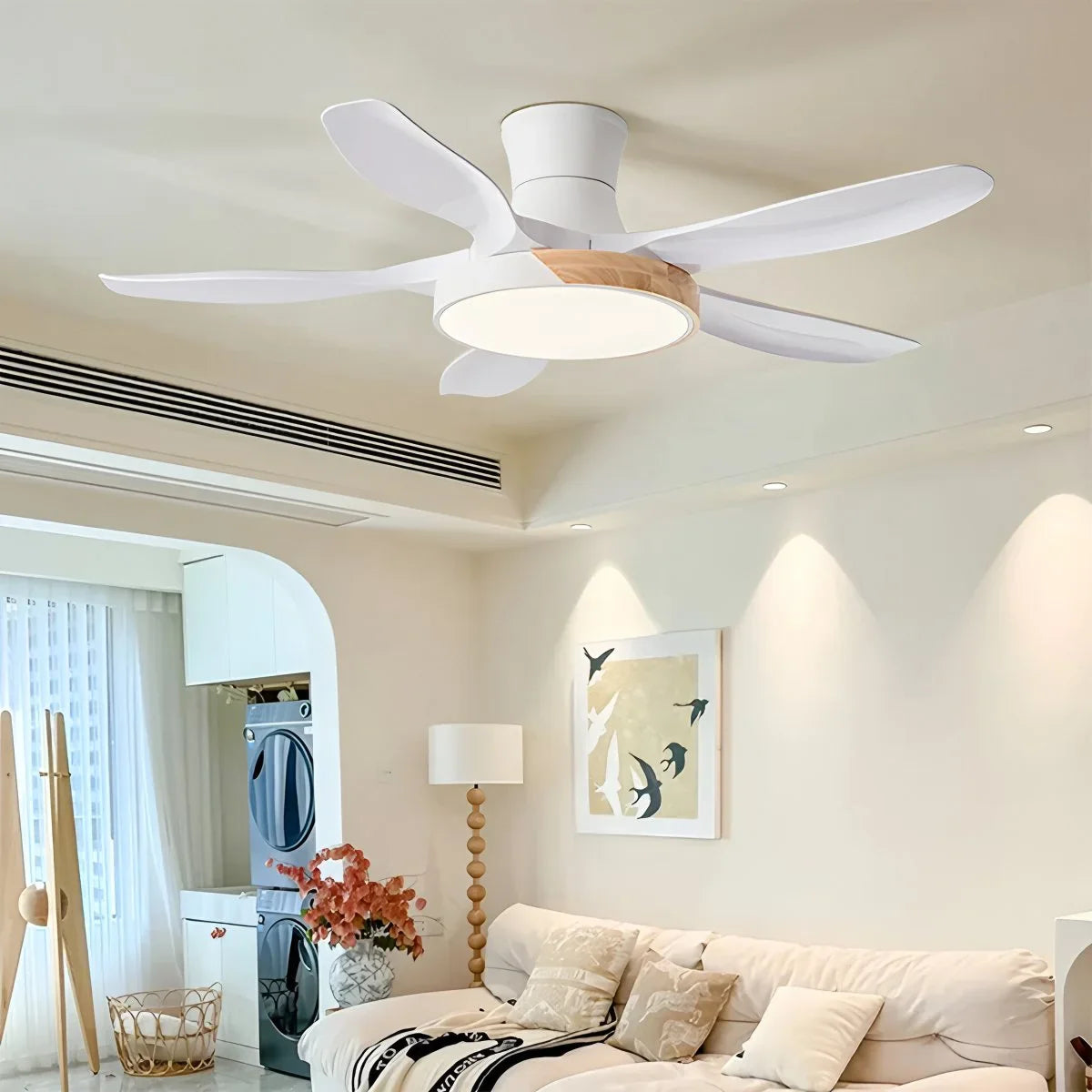 Kazuki – Nordische Ventilator Deckenleuchte