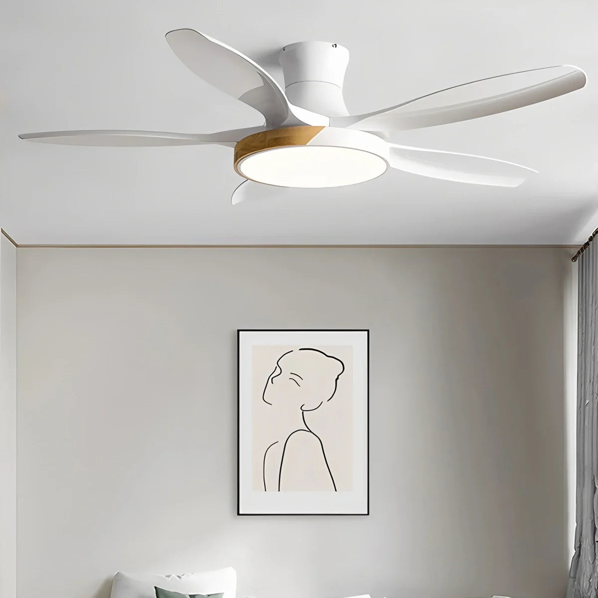Kazuki – Nordische Ventilator Deckenleuchte