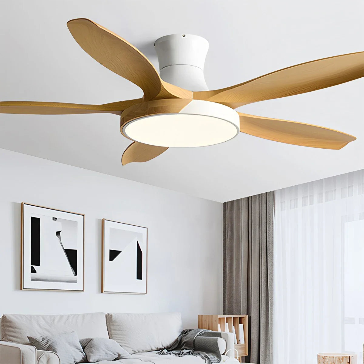 Kazuki – Nordische Ventilator Deckenleuchte