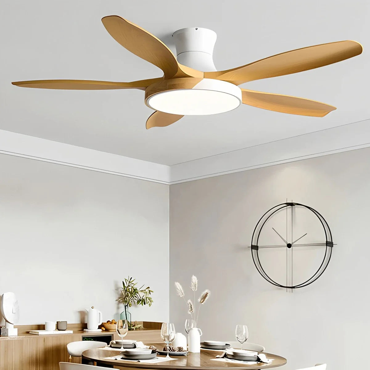 Kazuki – Nordische Ventilator Deckenleuchte