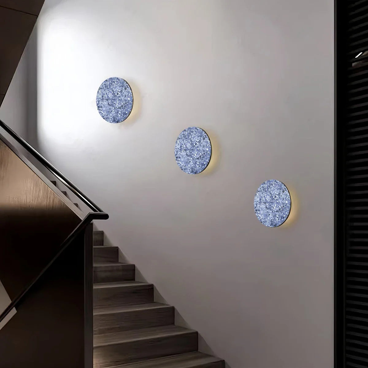 Yura – Nordische Terrazzo Wandlampe Rund
