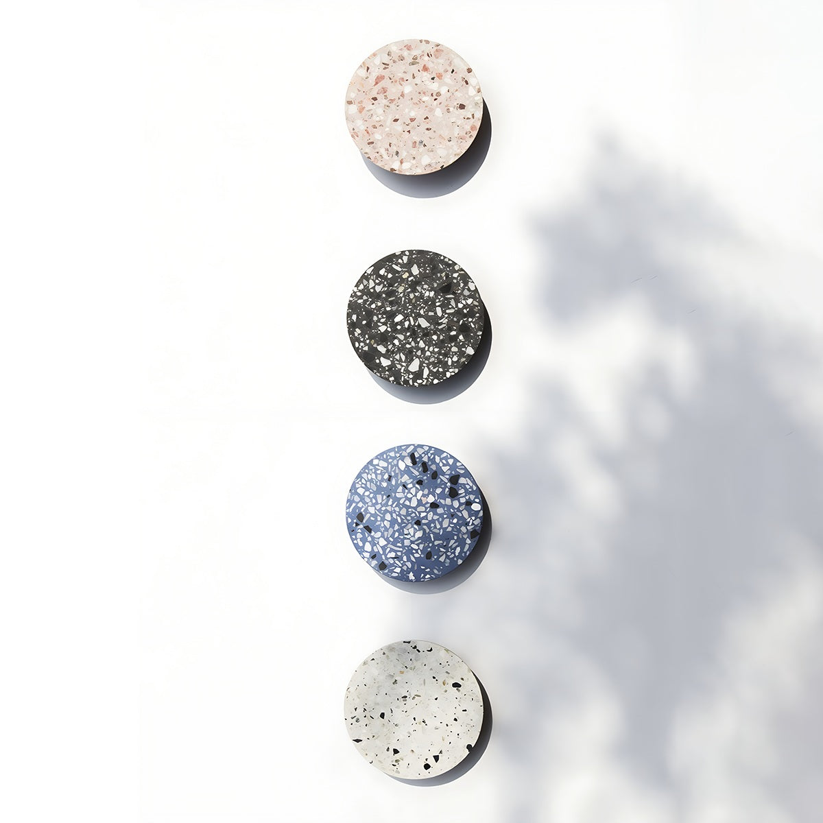 Yura – Nordische Terrazzo Wandlampe Rund