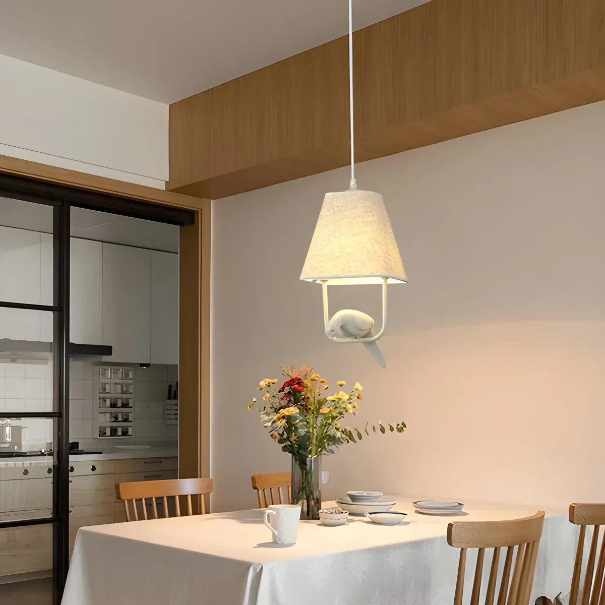 Suzu – Kreative Stoff Deckenlampe
