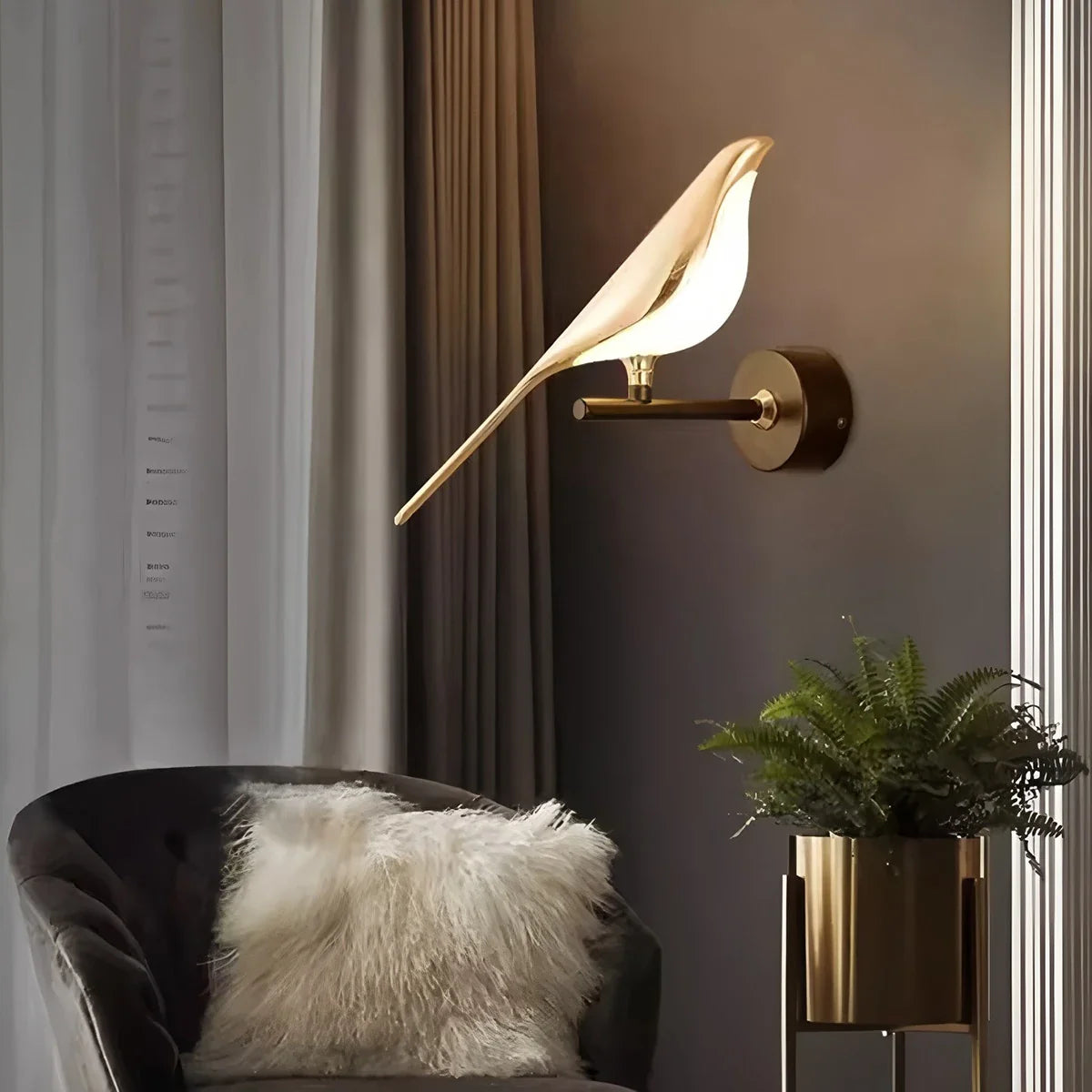 Tsubasa – Vogel Design Wandlampe
