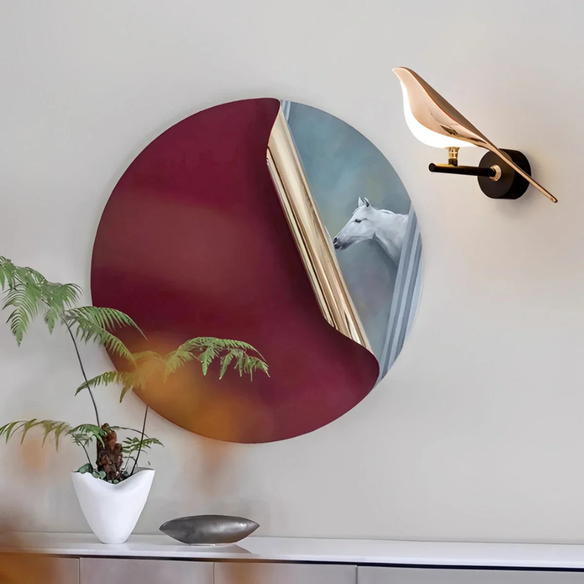Tsubasa – Vogel Design Wandlampe