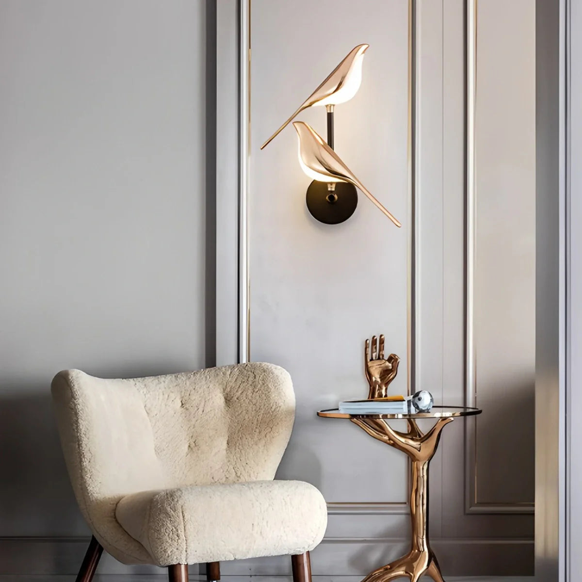 Tsubasa – Vogel Design Wandlampe