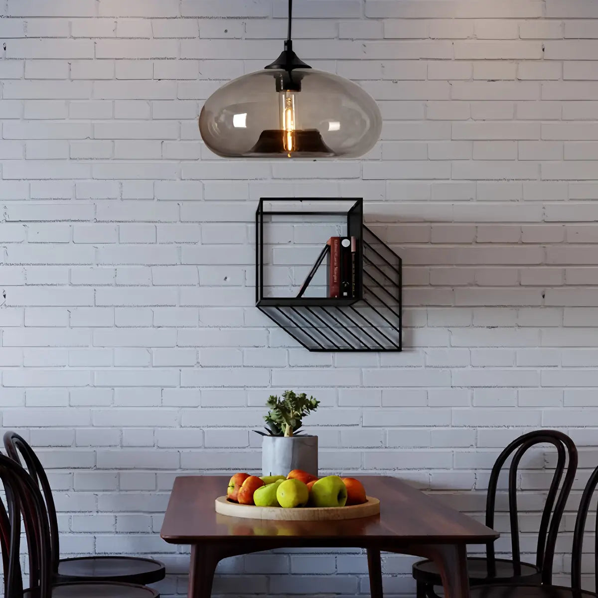 Riku – Nordic Loft Glas-Hängeleuchte