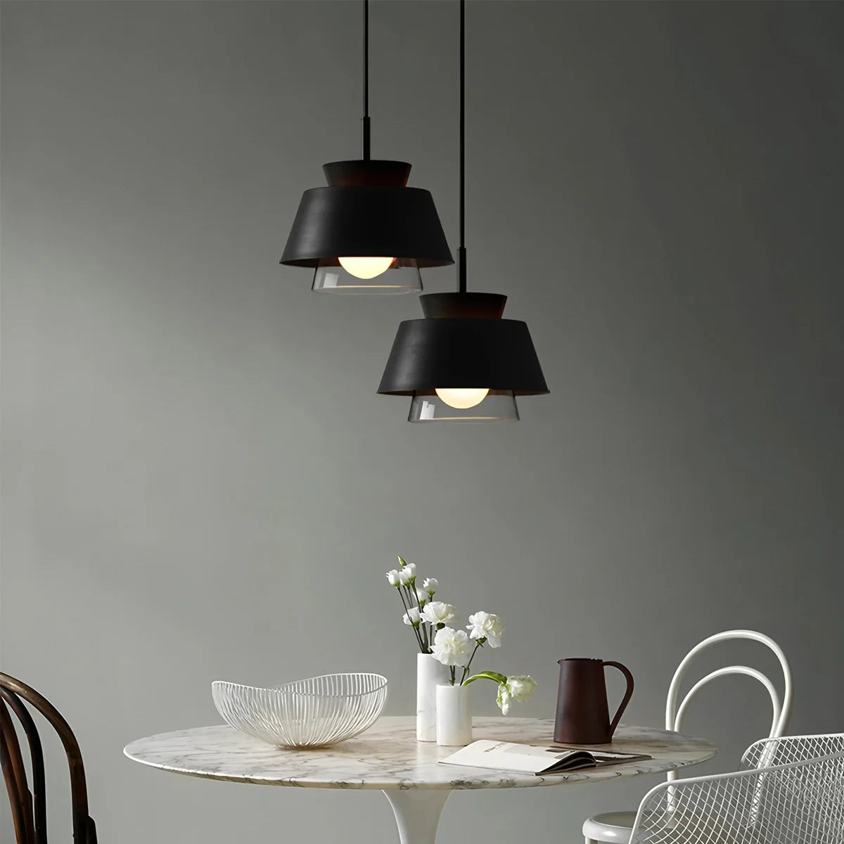 Rin – Moderne Glas Design-Hängeleuchte