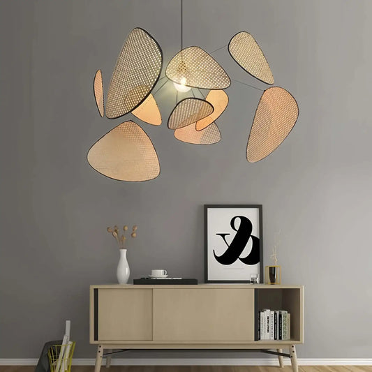 Kiyomi – Japanische Rattan Pendelleuchte