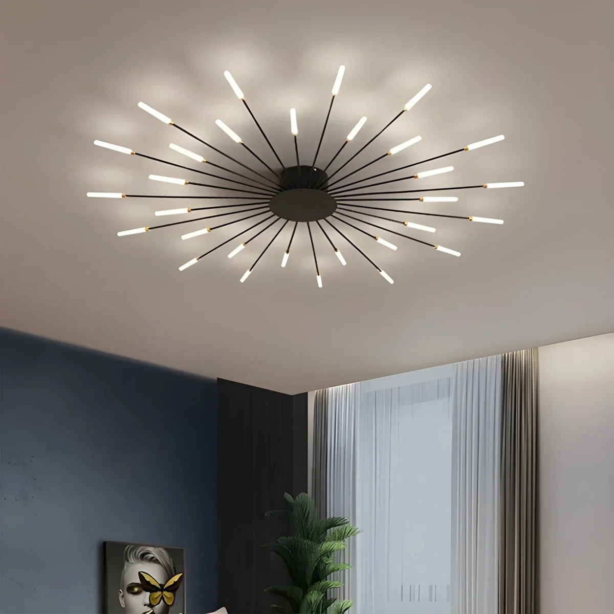 Haruka – Fireworks LED Deckenleuchte