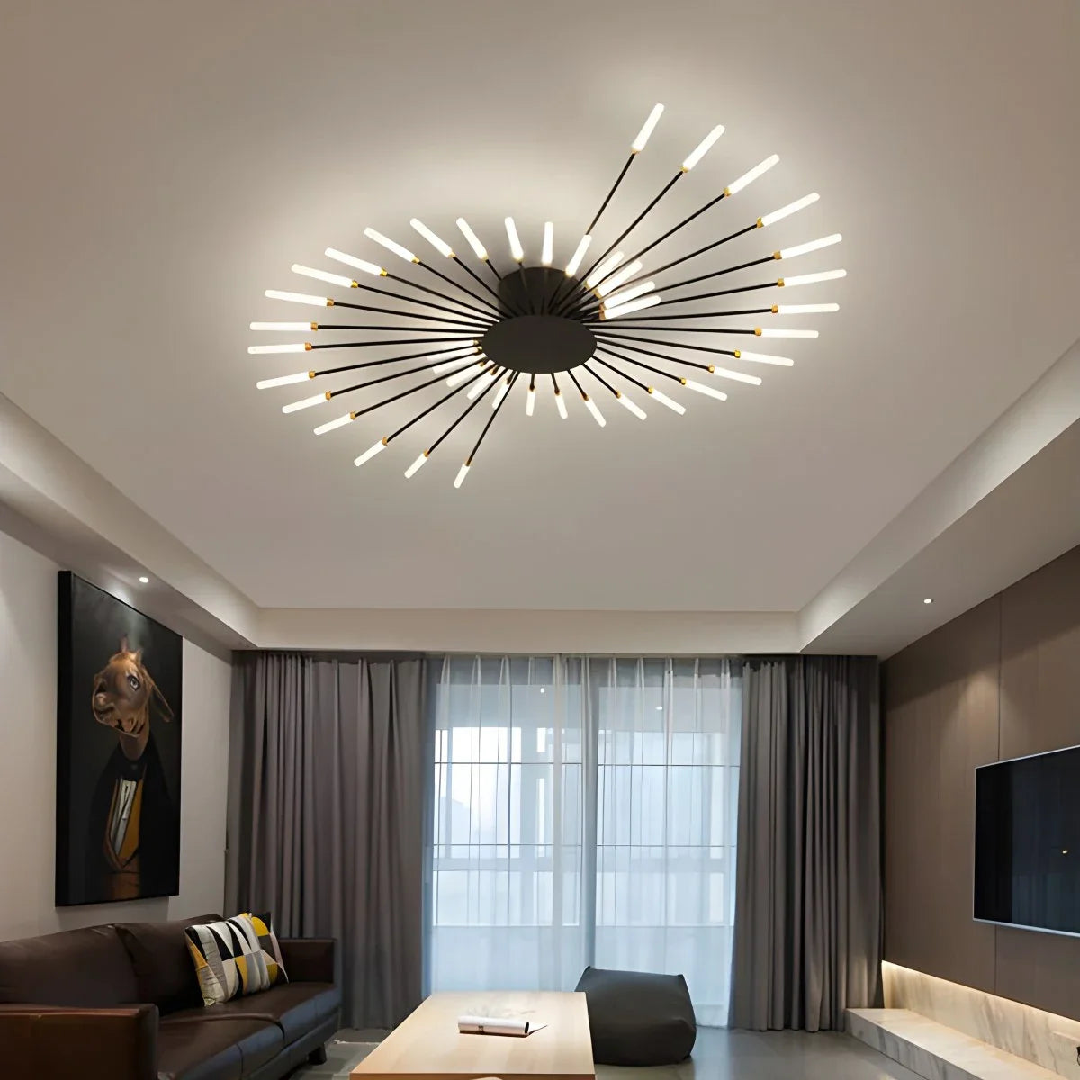 Haruka – Fireworks LED Deckenleuchte