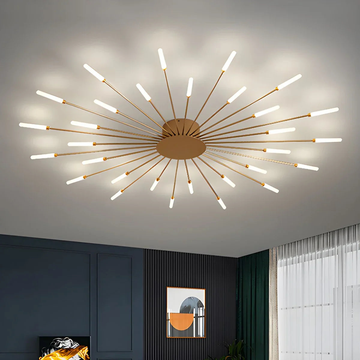 Haruka – Fireworks LED Deckenleuchte