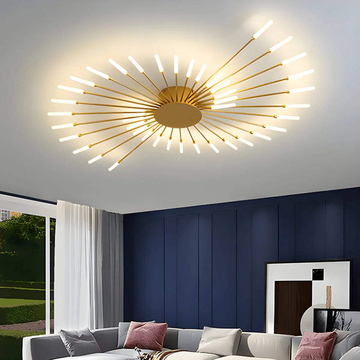 Haruka – Fireworks LED Deckenleuchte