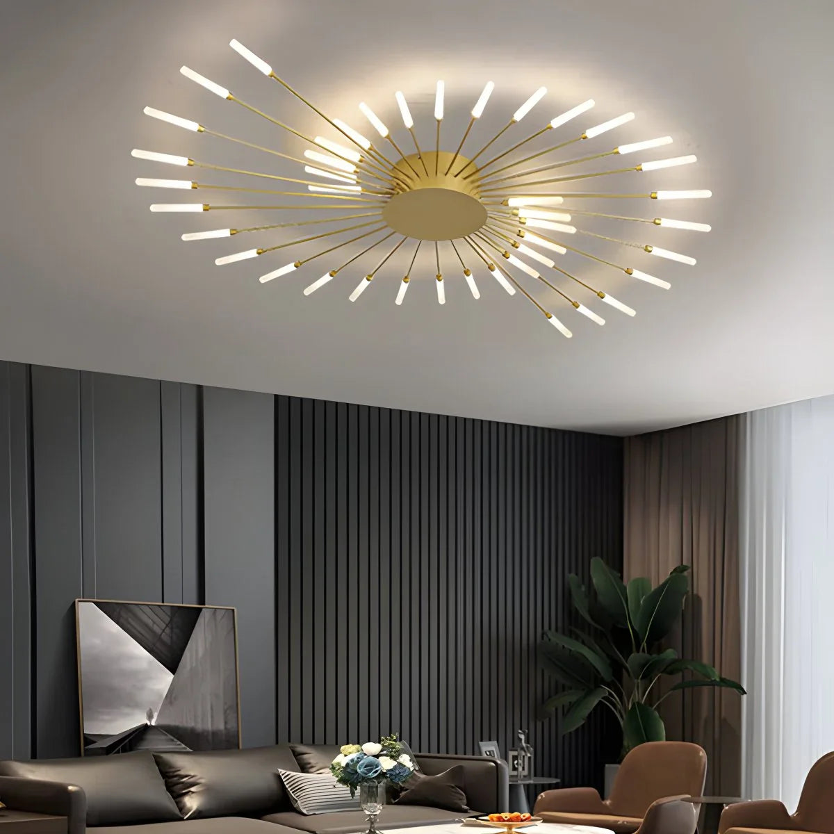 Haruka – Fireworks LED Deckenleuchte