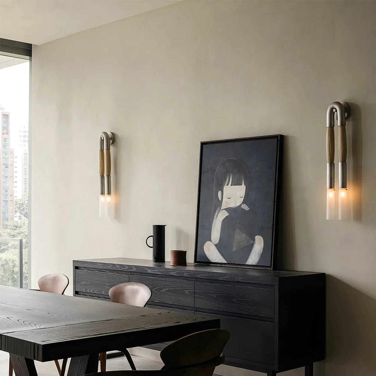 Kuro – Moderne Wandlampe aus Eisen