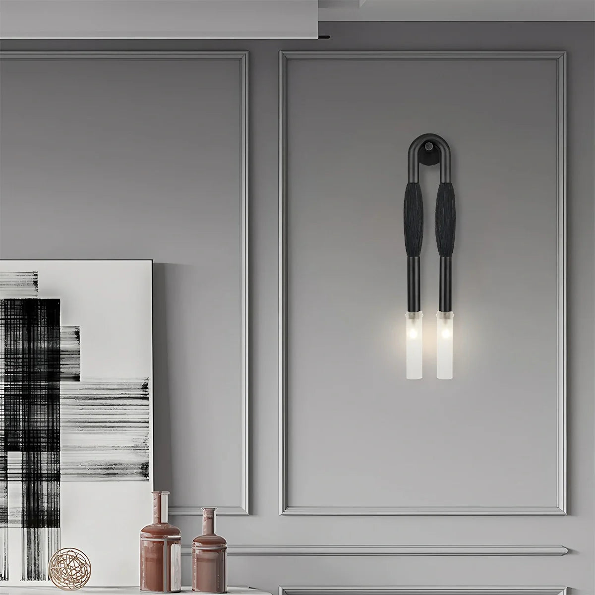 Kuro – Moderne Wandlampe aus Eisen