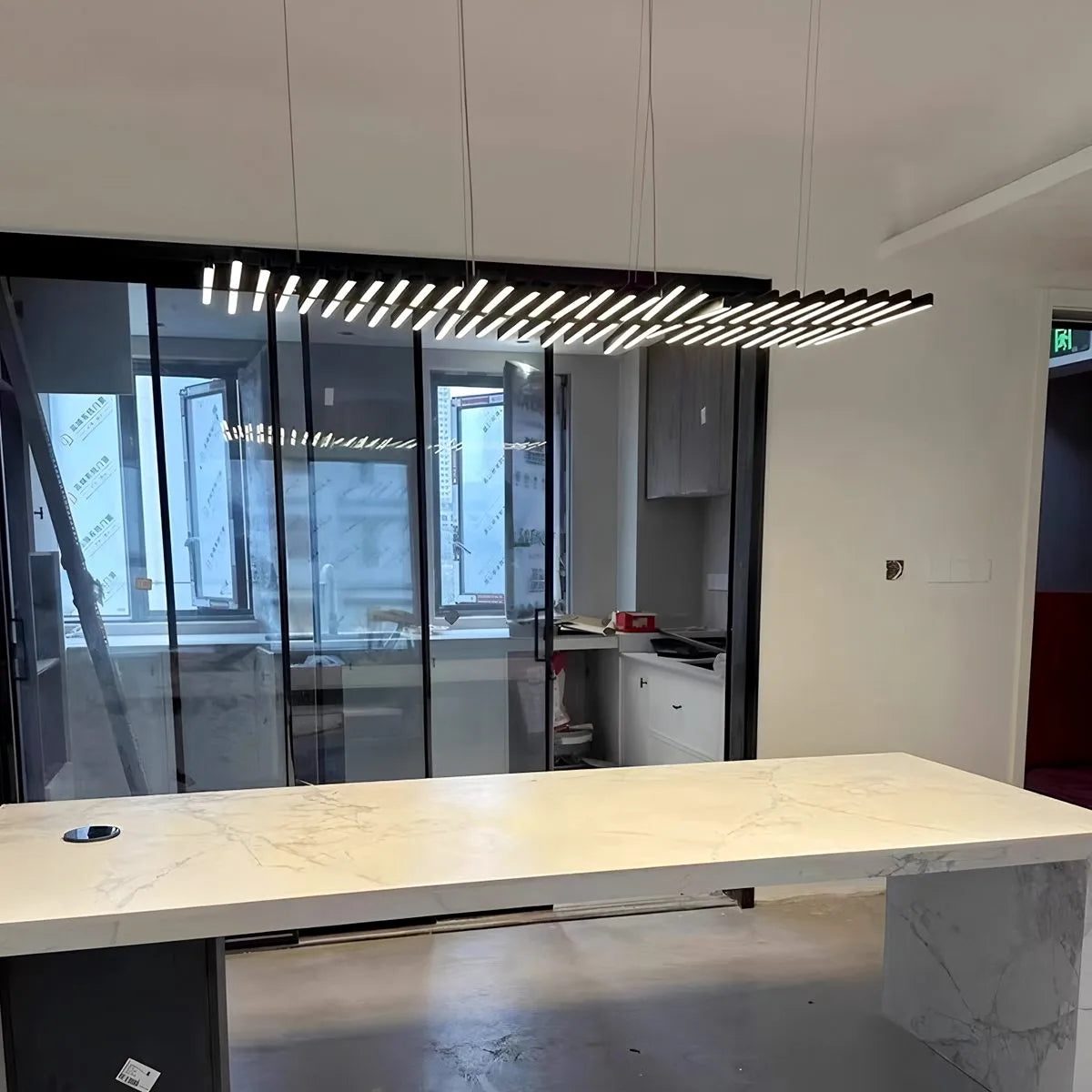 Keifer – Moderne Fischgräten Hängeleuchte