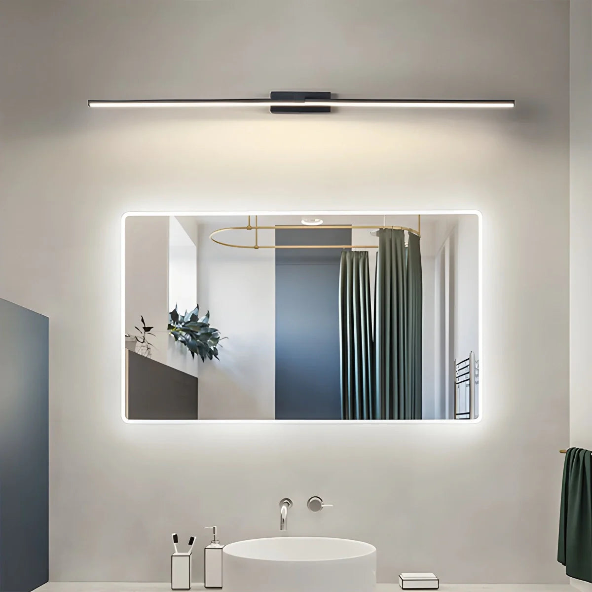 Mizuki – Nordische LED Spiegel-Wandleuchte