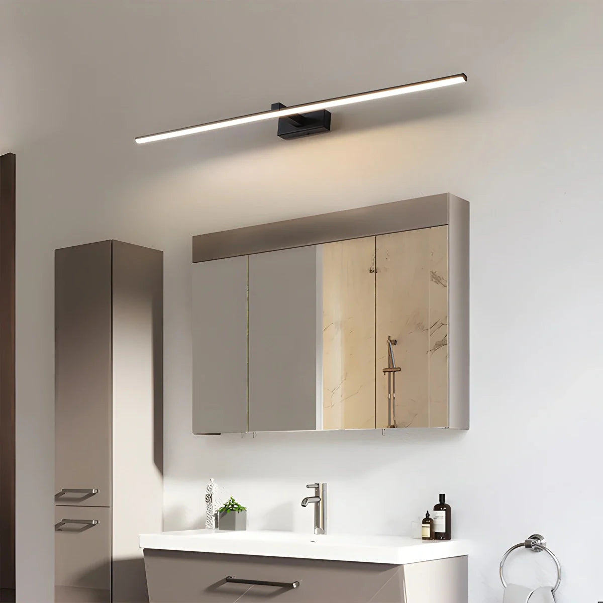Mizuki – Nordische LED Spiegel-Wandleuchte