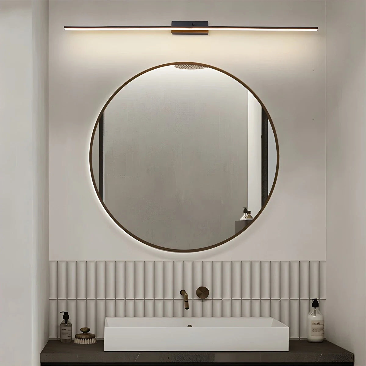Mizuki – Nordische LED Spiegel-Wandleuchte