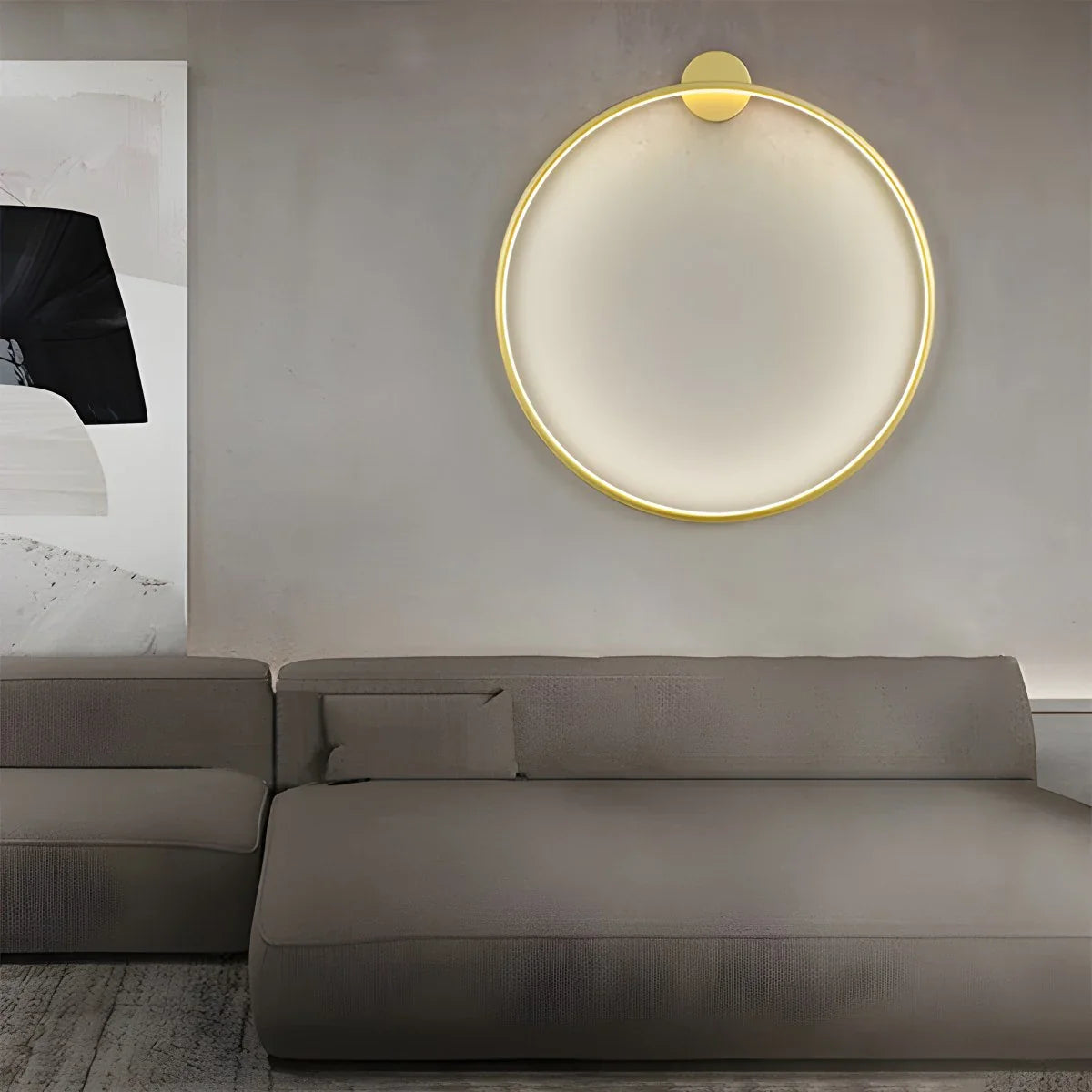 Mika – Light Luxury Kreis-Wandleuchte