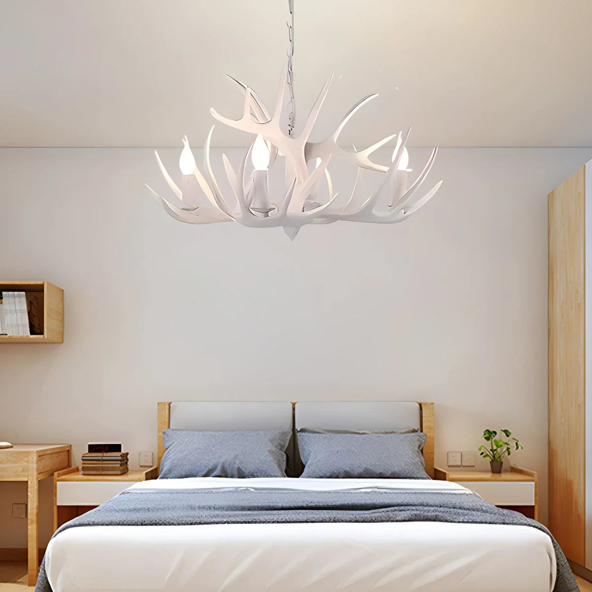 Yukio – Nordischer Geweih Design-Kronleuchter