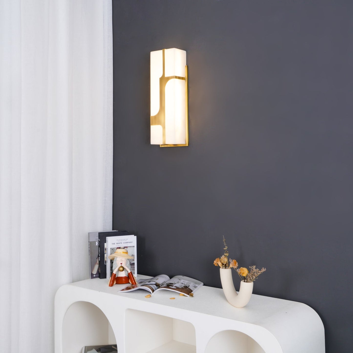 Ariel – Kreative Marmor Wandleuchte