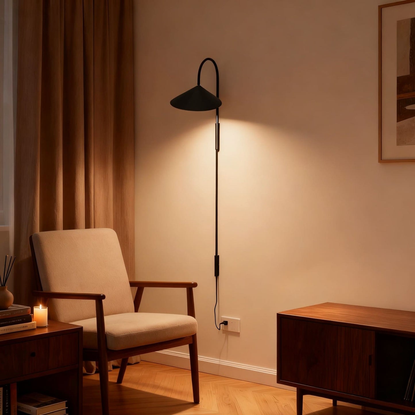 Svenja – Skandinavische Minimalismus Wandleuchte