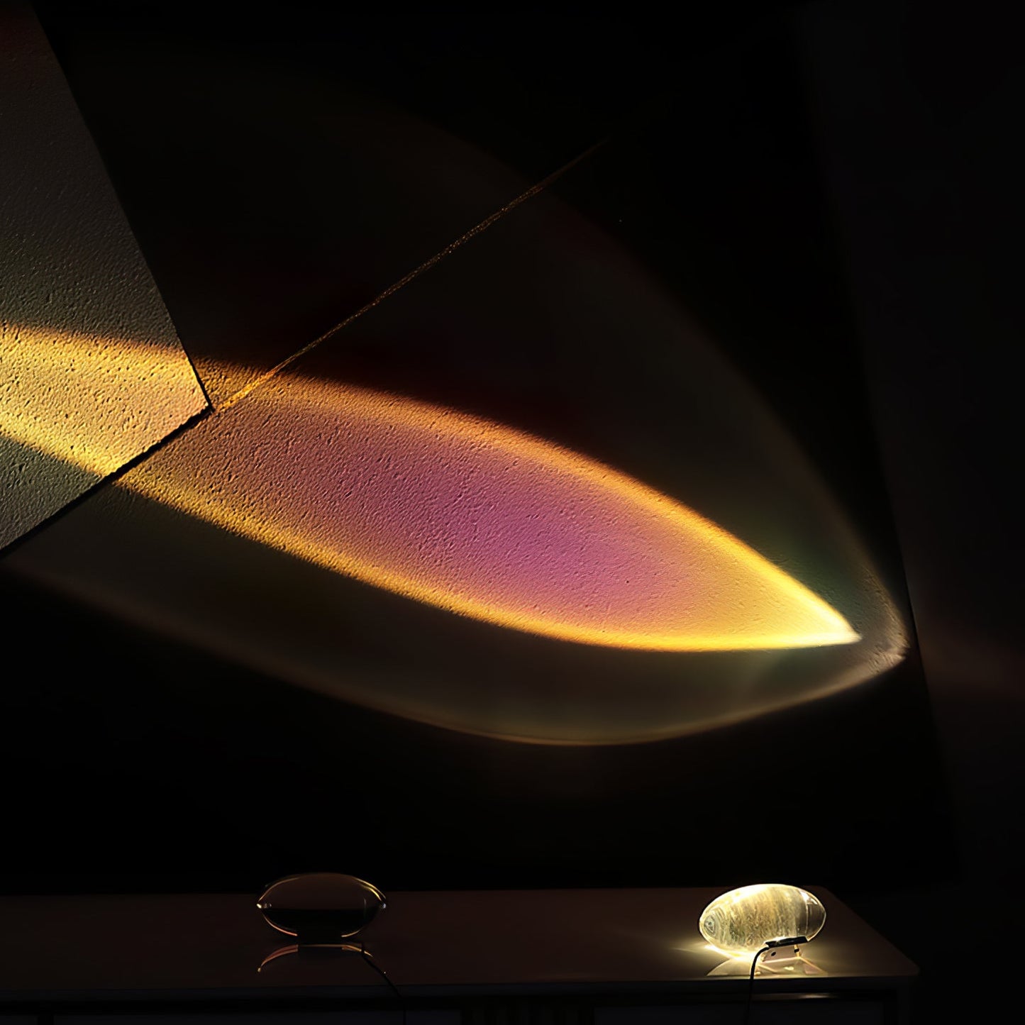 Priya – Kreative Sonnenuntergang Tischlampe
