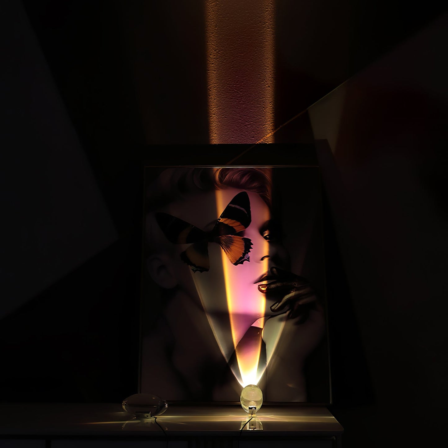 Priya – Kreative Sonnenuntergang Tischlampe