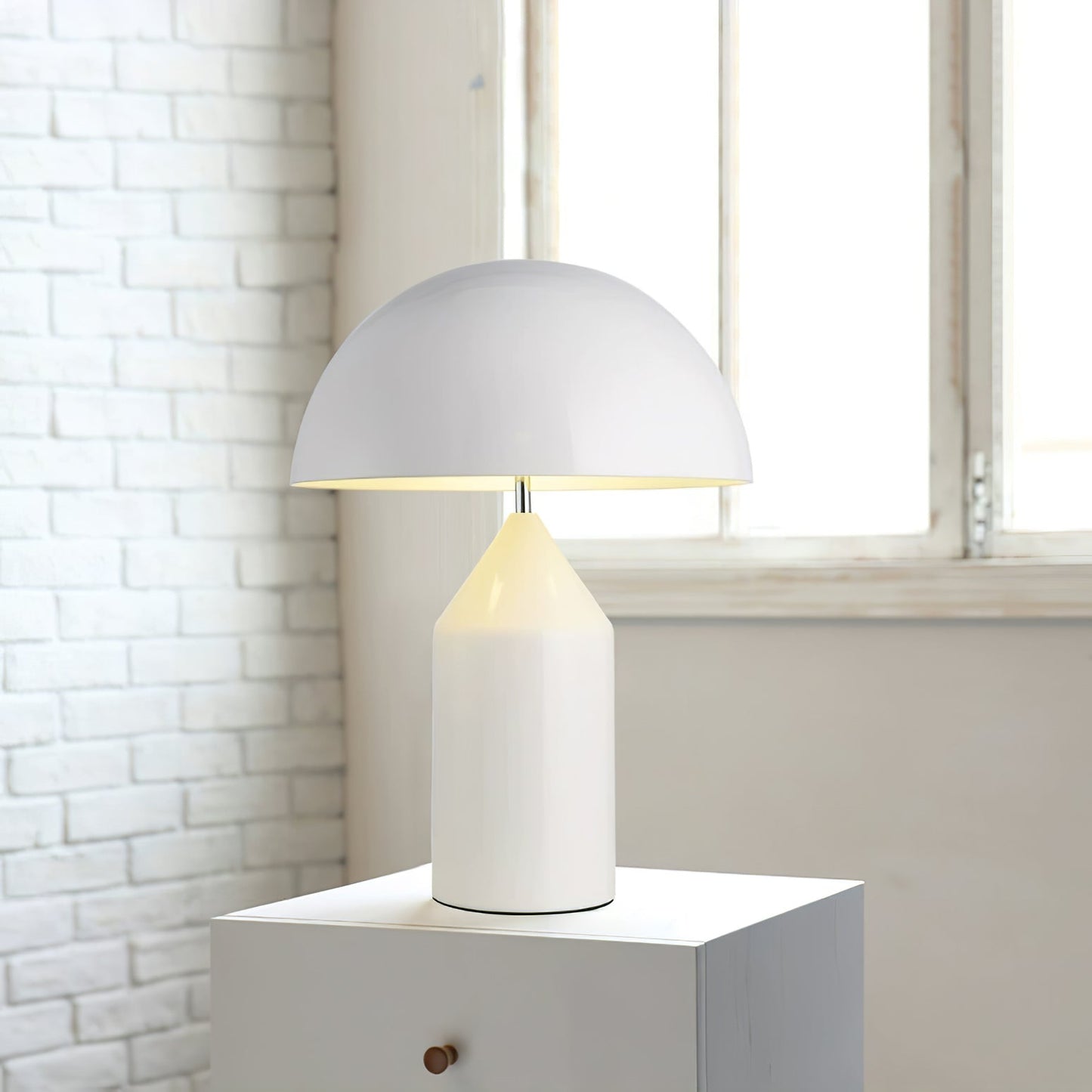 Noelia – Schlichte Nachttischlampe mit Augenschutz