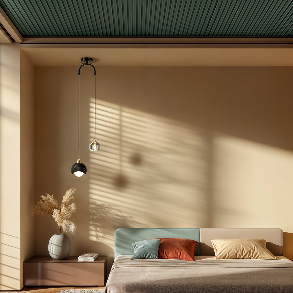 Laylah – Moderne Kristall-Pendelleuchte
