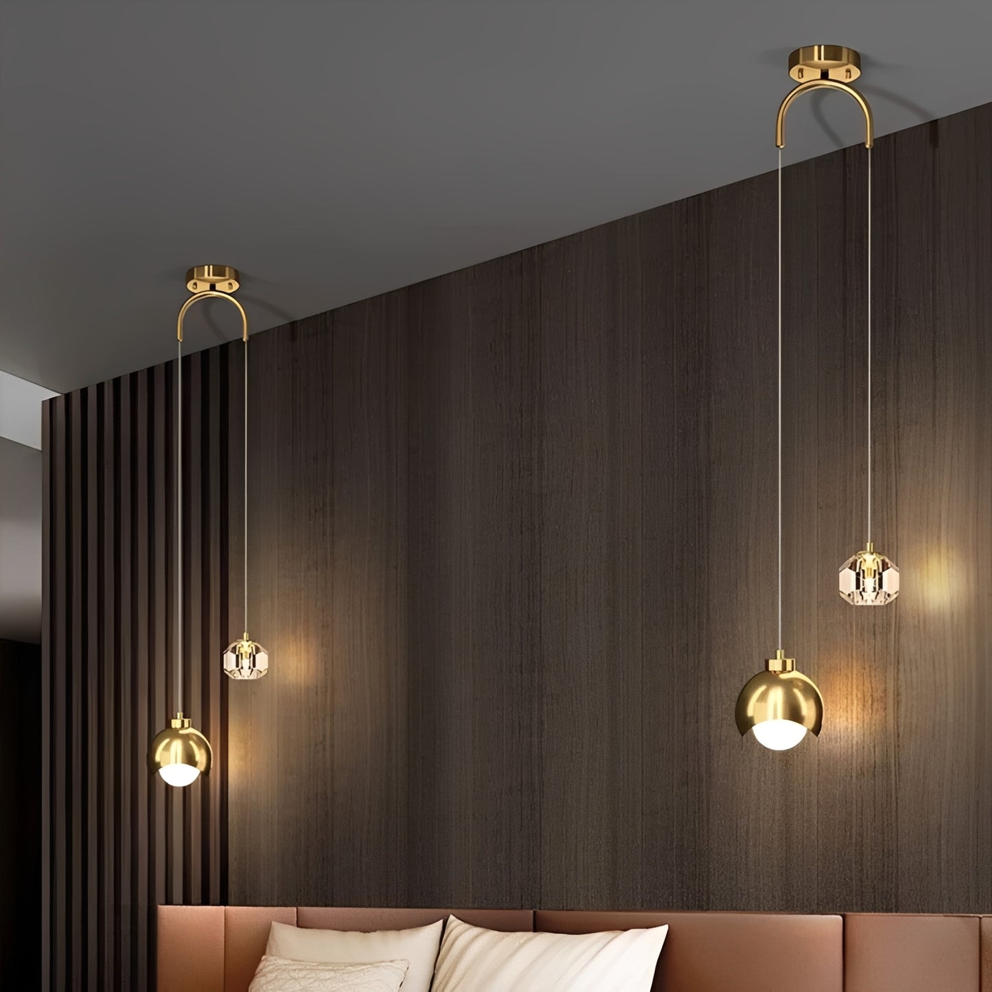Laylah – Moderne Kristall-Pendelleuchte