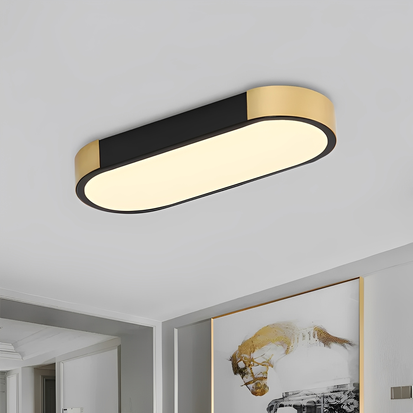 Rogie – Moderne Eisen Deckenleuchte