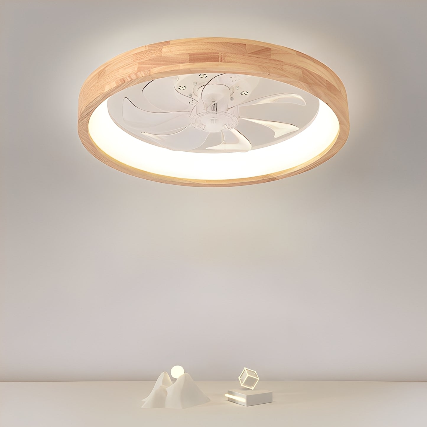 Lennart – Nordischer Deckenventilator mit Licht