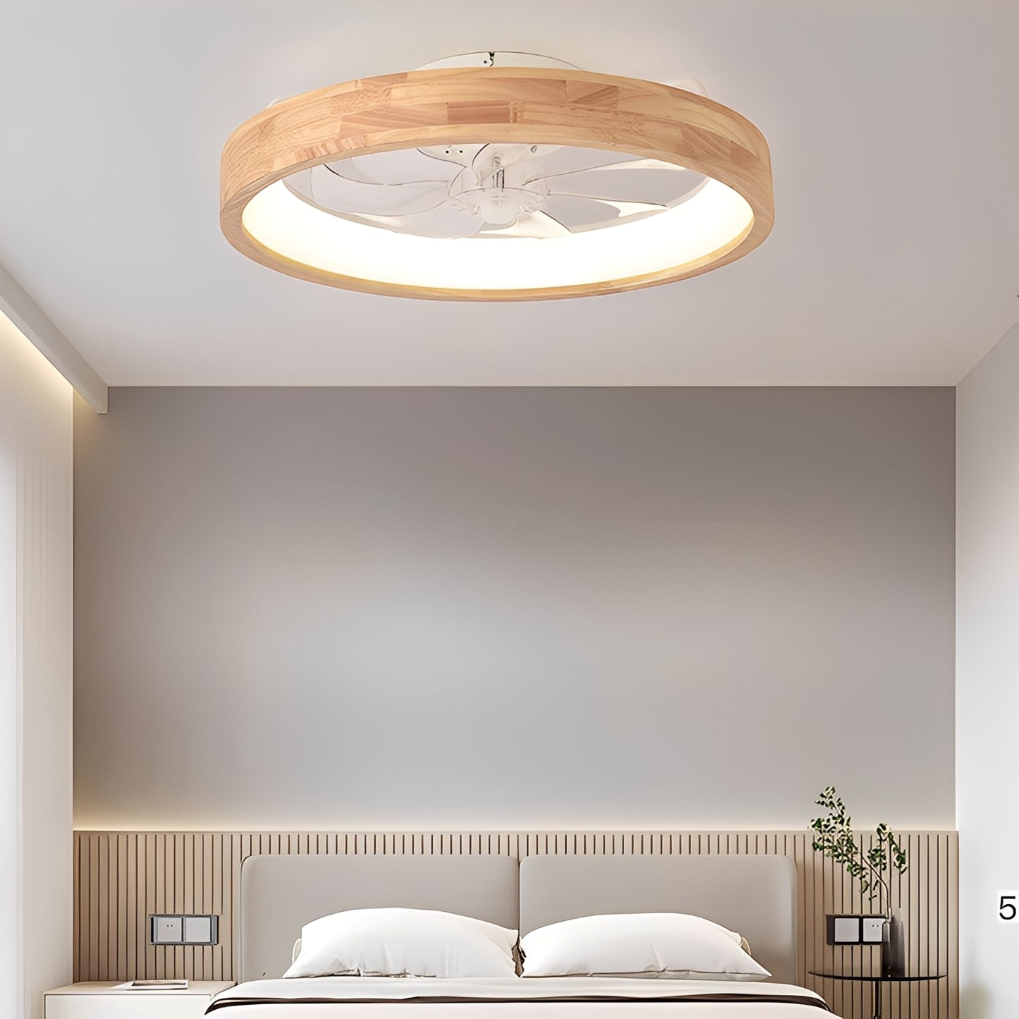 Lennart – Nordischer Deckenventilator mit Licht