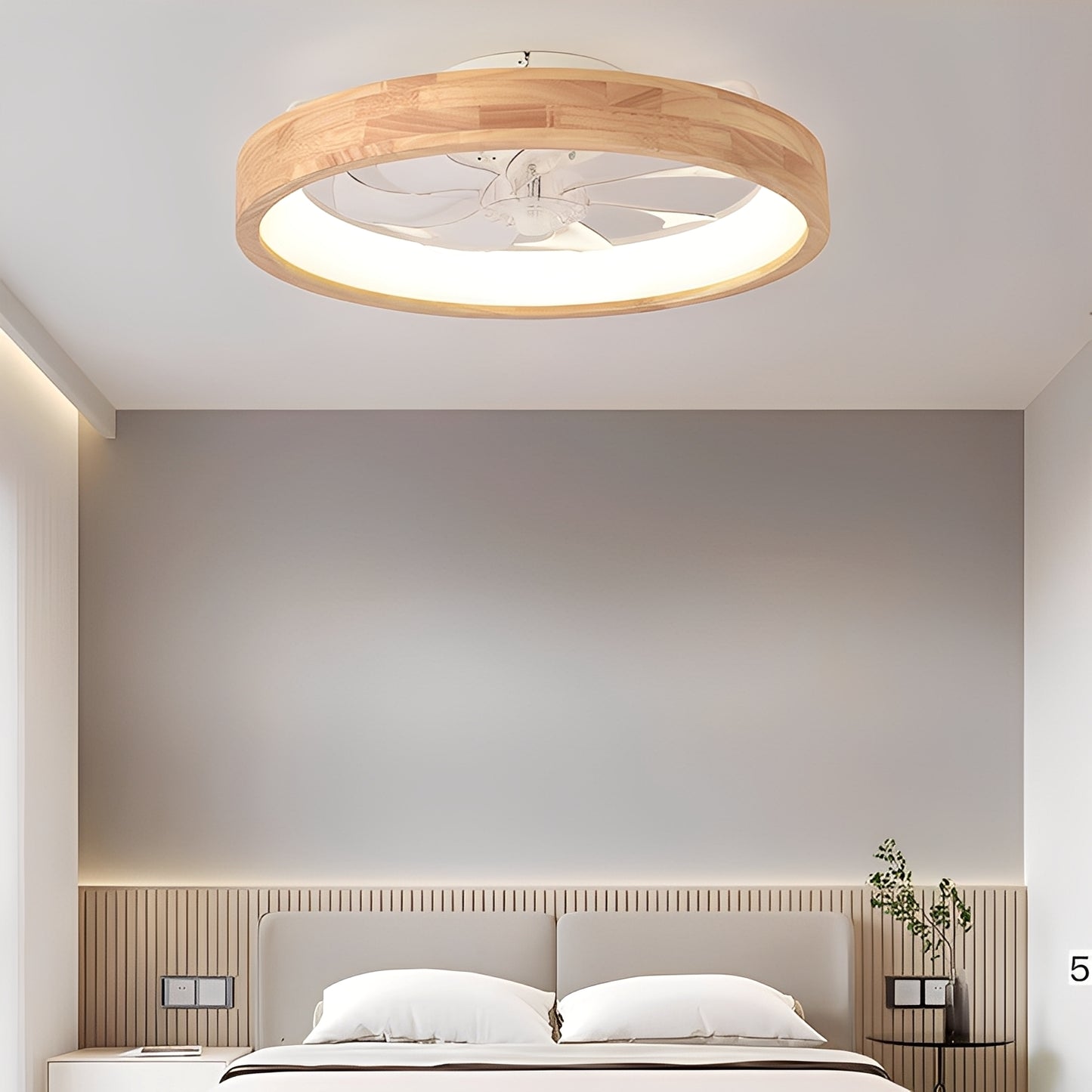 Lennart – Nordischer Deckenventilator mit Licht