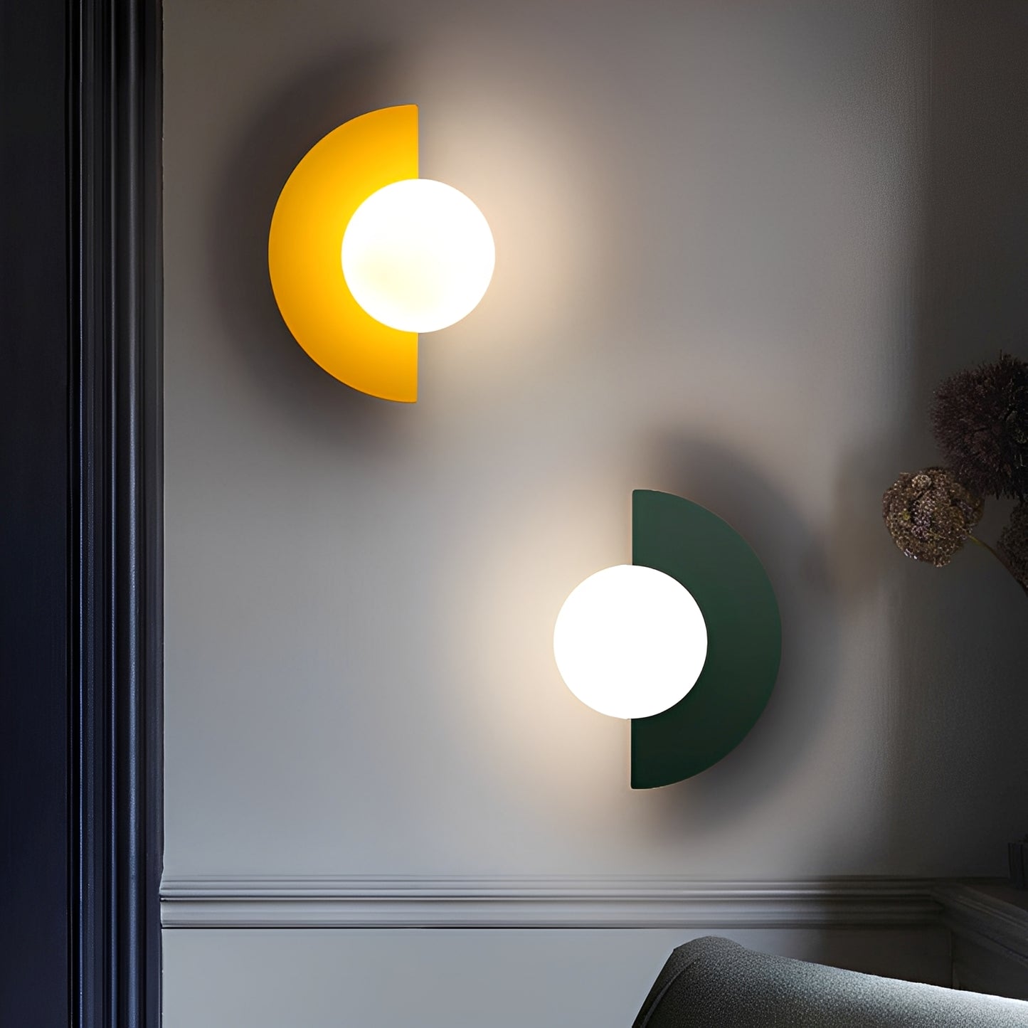 Lia – Bunte Wandlampe für Akzentwände