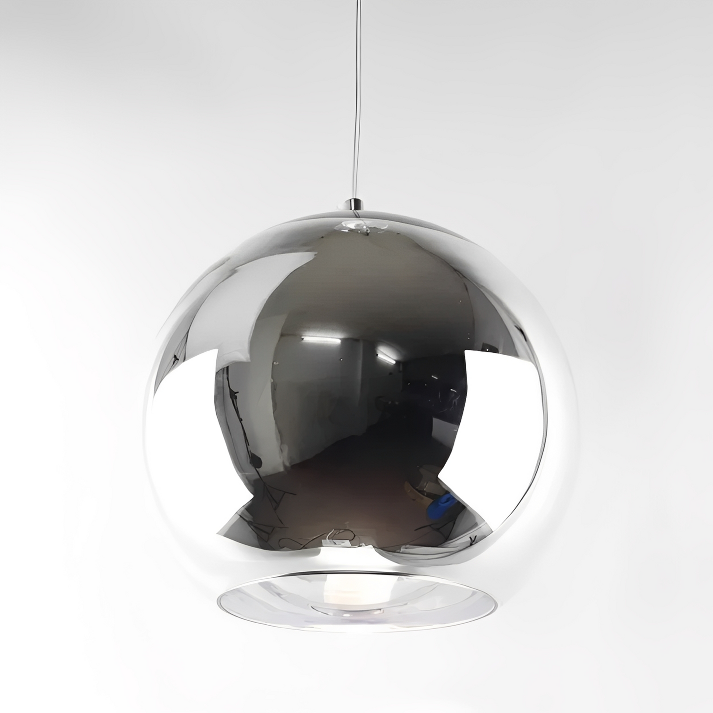 Silva – Runde Glas-Pendelleuchte
