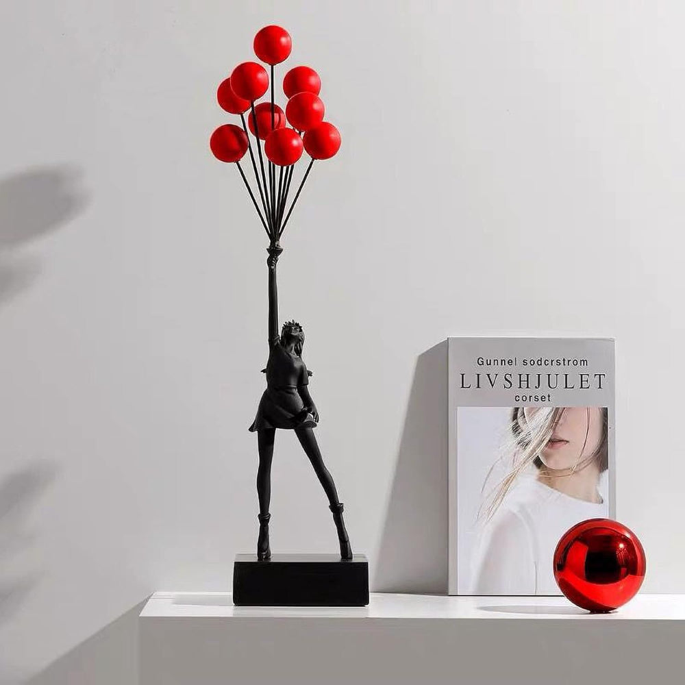 Aveline – Moderne Bubble Girl Skulptur